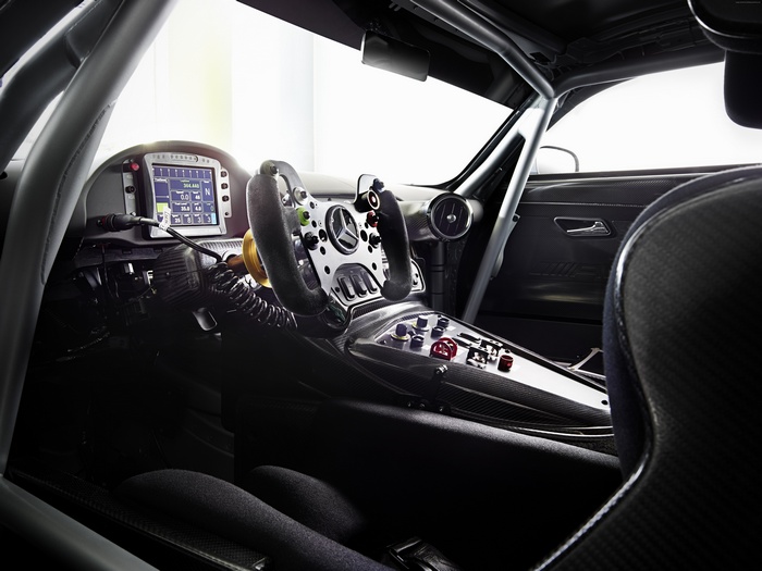Mercedes AMG GT3 hypercar interior