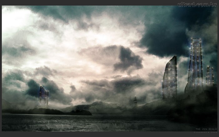 The Zen Realm Fantasy Art Landscape