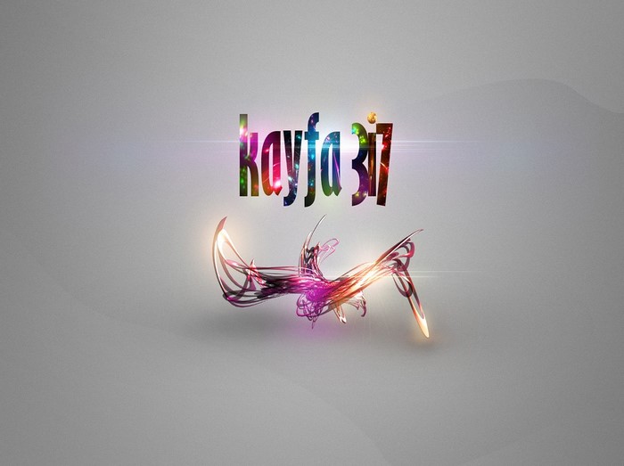 Kayfa 317 abstract logo with colorful font