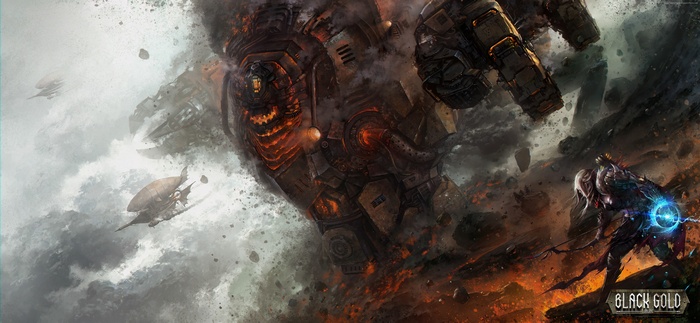 Black Gold Online MMO concept art