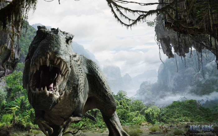 Tyrannosaurus Rex in Jungle from King Kong