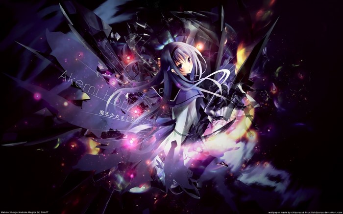 Akemi Homura from Mahou Shoujo Madoka Magica