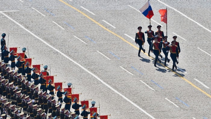 Russian military parade in Moscow
