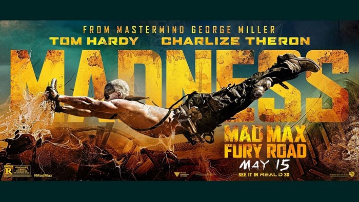 Mad Max: Fury Road Poster with Tom Hardy and Charlize Theron