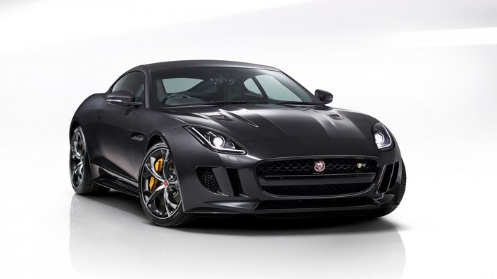 Matte black Jaguar F-Type R Coupe
