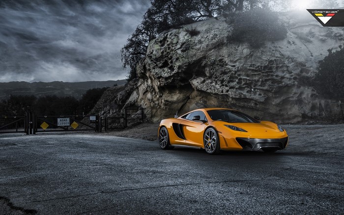 Orange McLaren MP4-12C by Vorsteiner