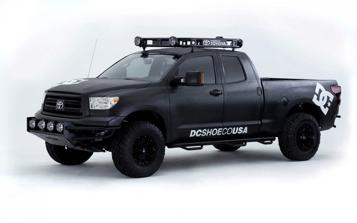 Black Toyota Tundra DC Shoes Off-Road Truck