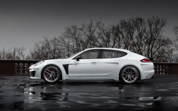 White Porsche Panamera Stingray GTR by TopCar
