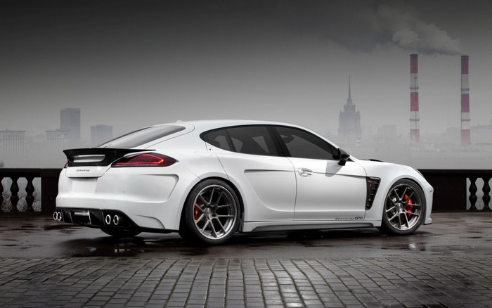 White Porsche Panamera Stingray GTR by TopCar