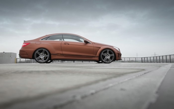 Brown Mercedes-Benz E-Class Coupe PD850 Black Edition