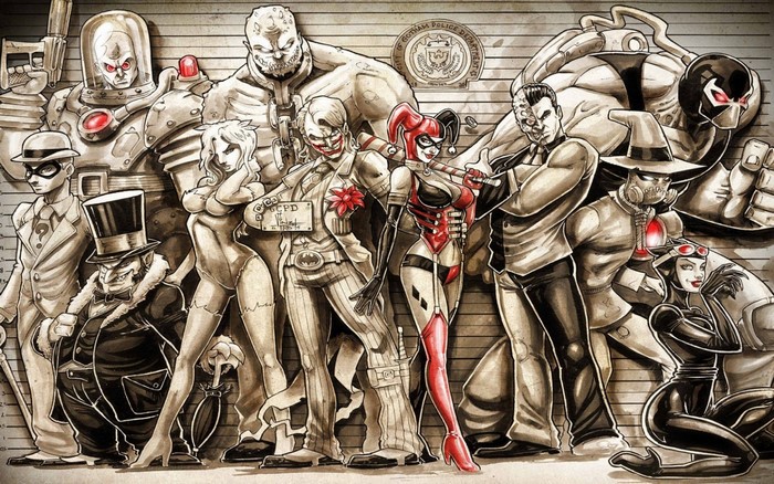 DC Comics villains lineup