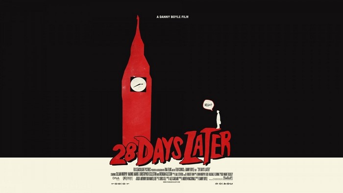 28 Days Later movie poster by Danny Boyle