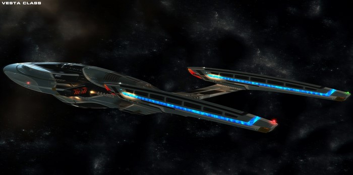 Vesta Class Starship from Star Trek