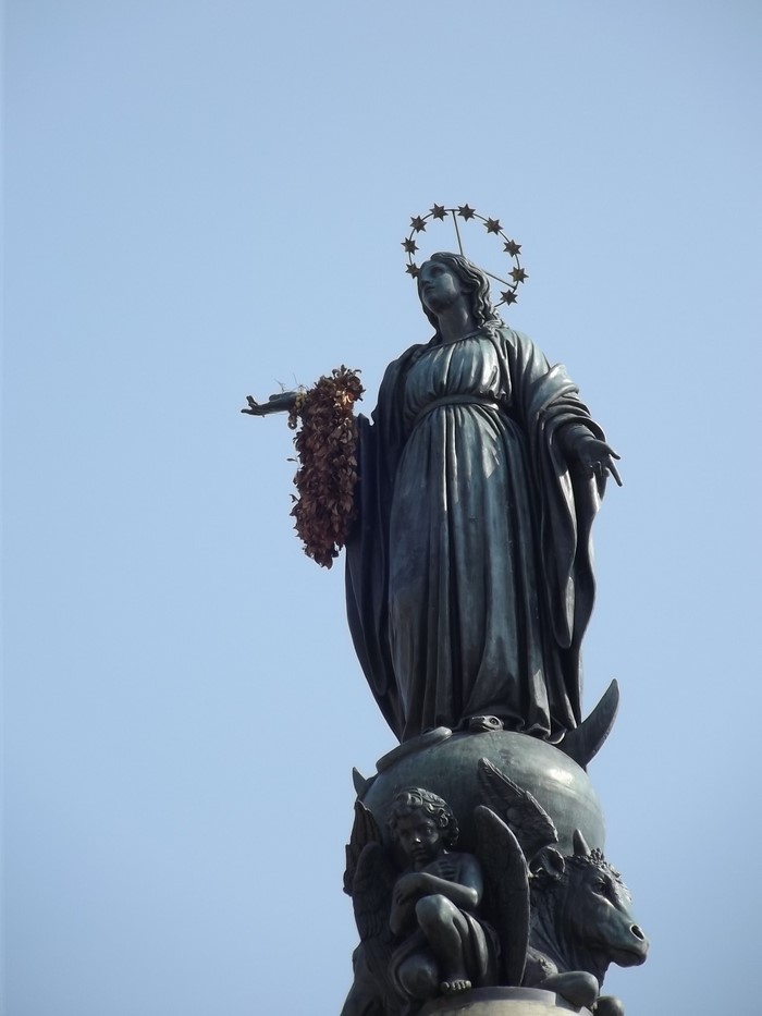 Statue of the Immaculate Conception in Rome