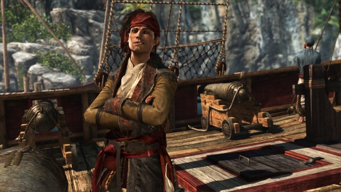 James Kidd from Assassin's Creed IV: Black Flag on a ship