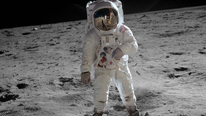 Astronaut on the Moon during Apollo mission