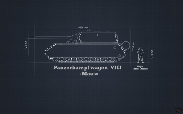Panzerkampfwagen VIII Maus Blueprint