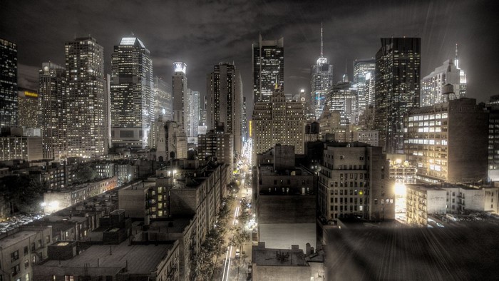 New York City Skyline at Night