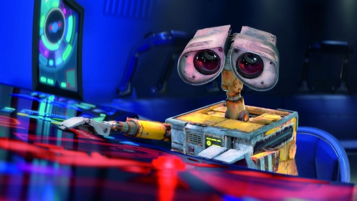 WALL-E Robot in Futuristic Space Setting