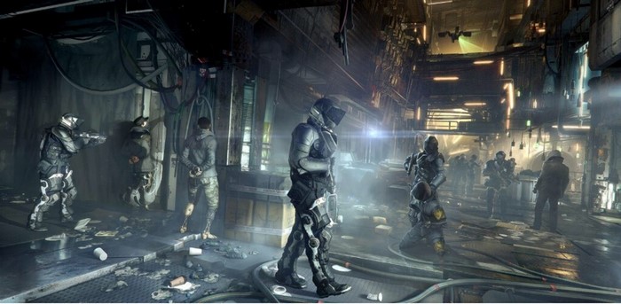 Deus Ex: Mankind Divided screenshot with special effects