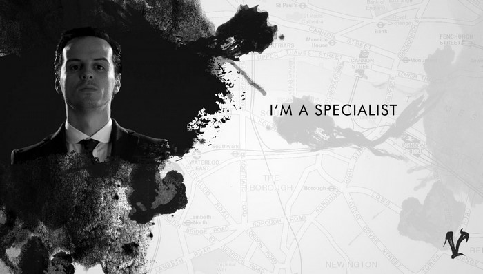 Andrew Scott as Moriarty from Sherlock