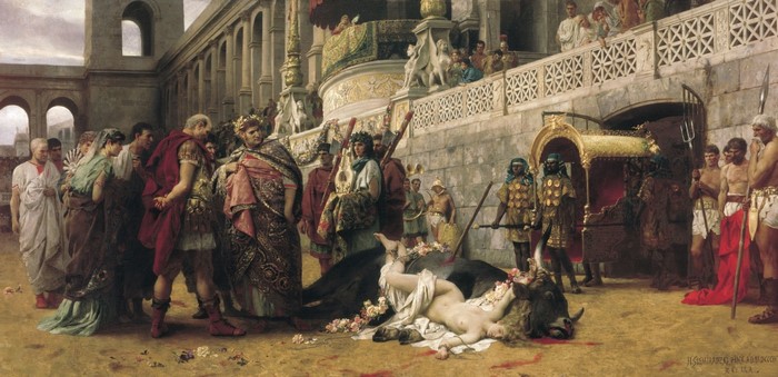 Christian Dirce by Henryk Siemiradzki