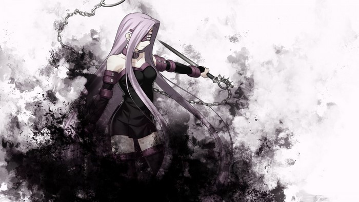 Rider from Fate Series with a chain whip