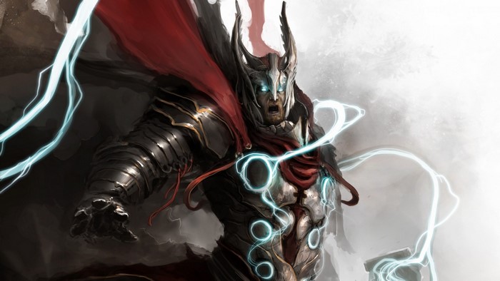 Thor from The Avengers fantasy art