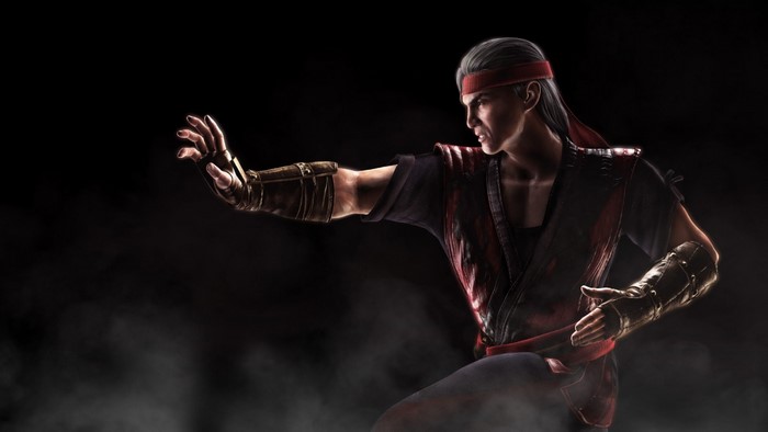 Liu Kang from Mortal Kombat X in a fighting stance