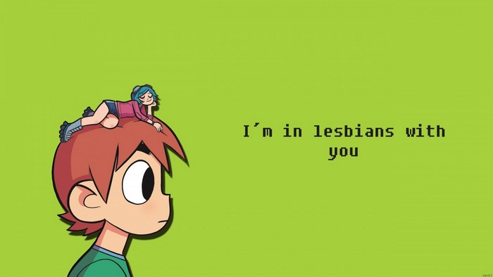 Ramona Flowers and Scott Pilgrim from Scott Pilgrim vs. the World
