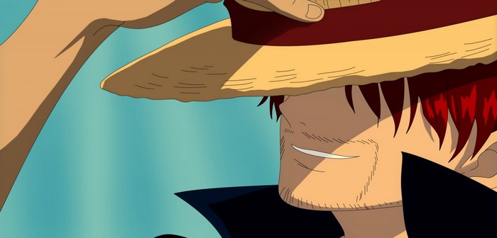 Shanks from One Piece tipping his hat