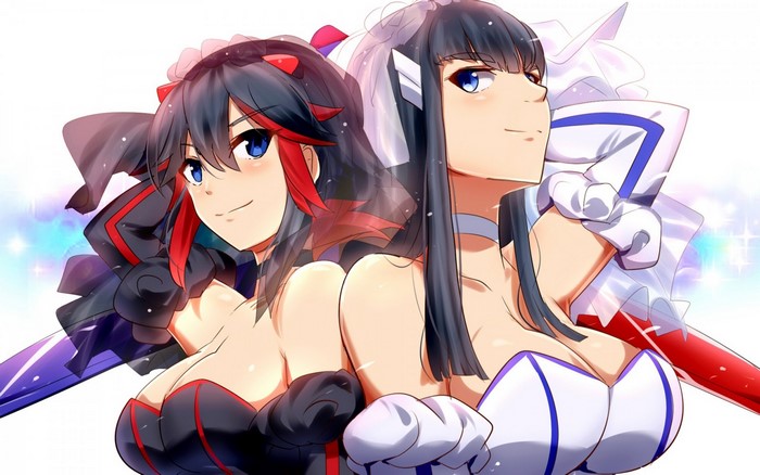 Matoi Ryuuko and Kiryuin Satsuki from Kill la Kill