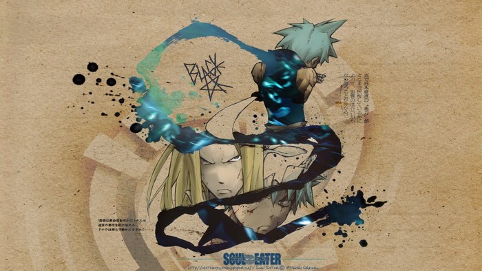 Black Star and Maka Albarn from Soul Eater