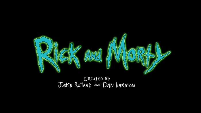Rick and Morty logo created by Justin Roiland and Dan Harmon