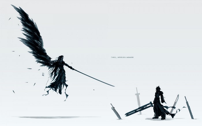 Sephiroth and Cloud from Final Fantasy