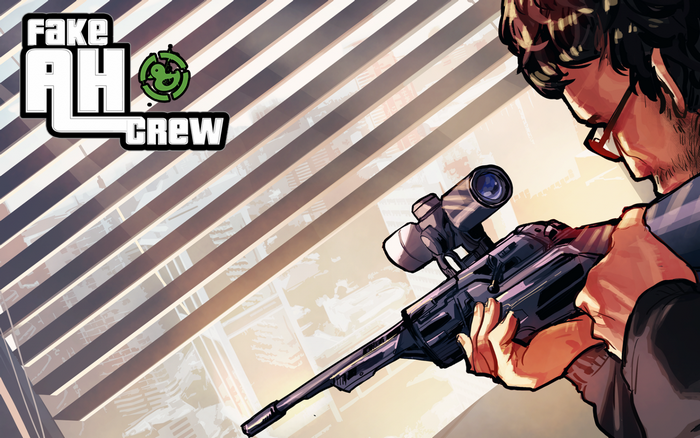 Fake AH Crew with sniper rifle