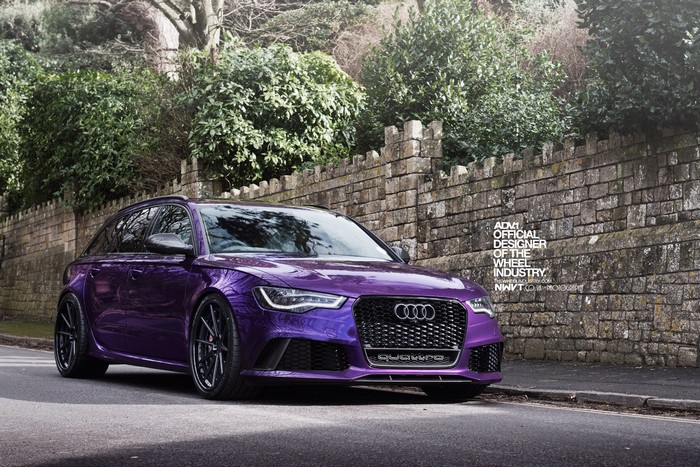 Purple Audi RS6 ADV.1 Wheels