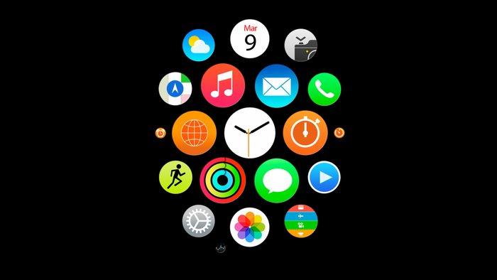 Apple Watch App Icons Illustration