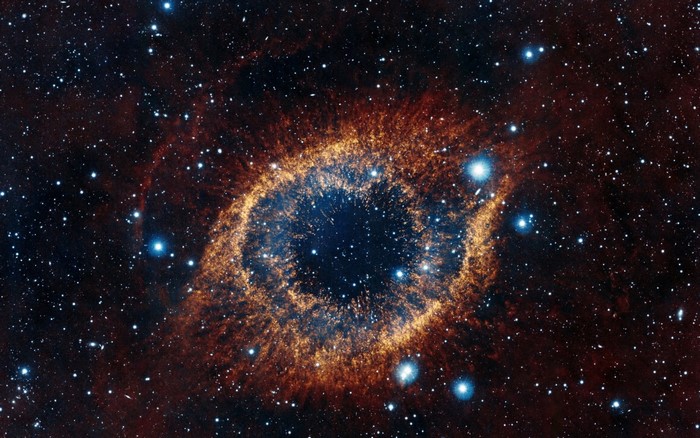 The Helix Nebula in Space