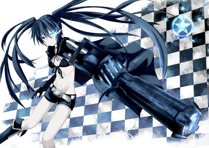 Black Rock Shooter with a large cannon