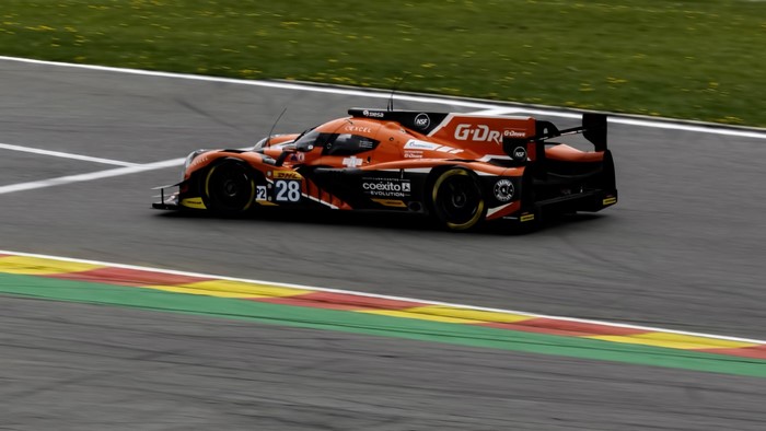 G-Drive Racing Car Number 28 on Race Track