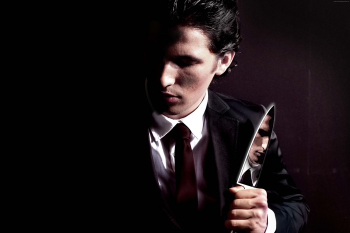 Christian Bale as Patrick Bateman from American Psycho