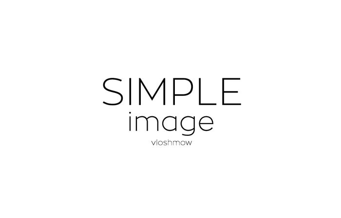 SIMPLE image vloshmow text logo