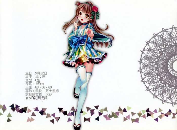 Minami Kotori from Love Live! character profile