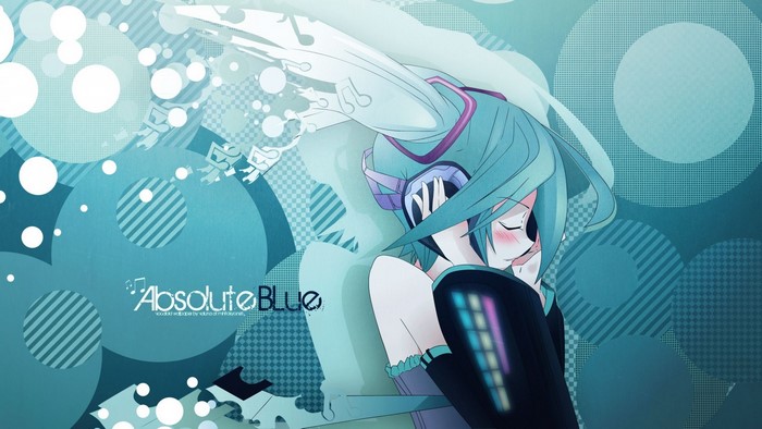 Hatsune Miku Absolute Blue Illustration