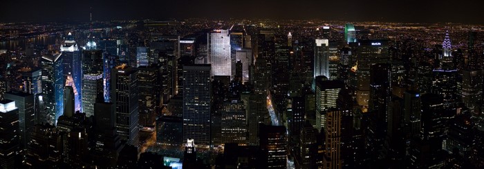 New York City Skyline at Night