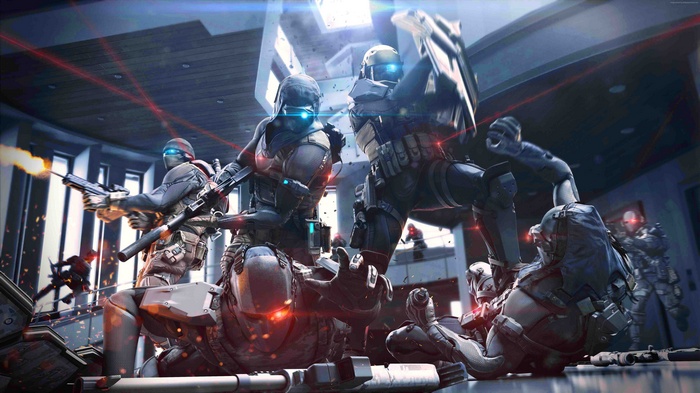 Tom Clancy's Ghost Recon Phantoms soldiers in combat