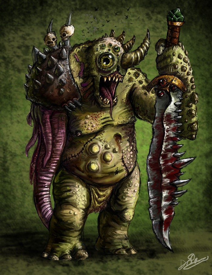 Creature from Warhammer 40,000 artwork