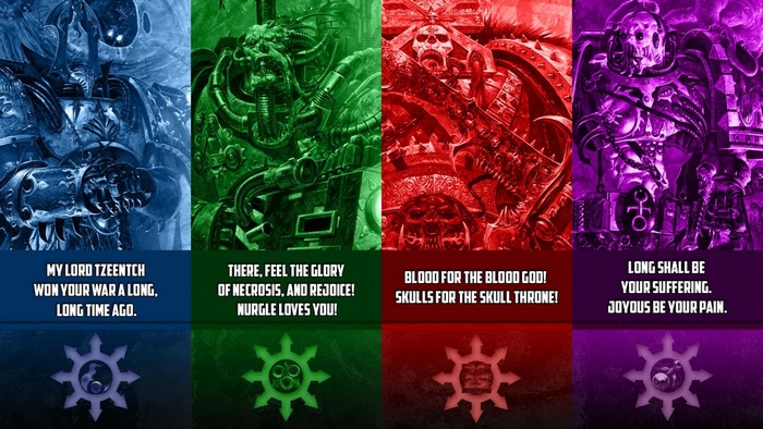 Warhammer 40,000 Chaos Factions Quotes