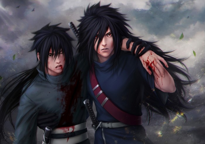 Madara and Izuna Uchiha from Naruto Shippuden